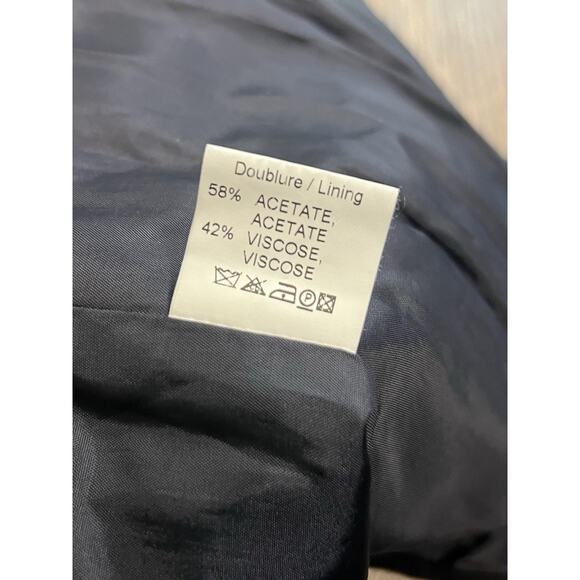 Louis Vuitton Uniforms Women’s Wool Blend Navy Jacket With Buttons Size 32 - Picture 8 of 9